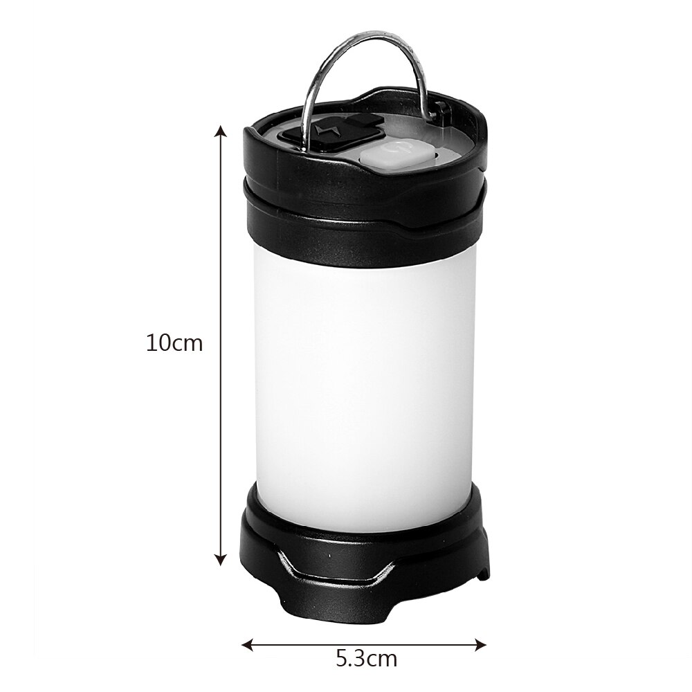 7 moduser leir lampe ledet camping lys usb oppladbart / batterilommelykt søkelyset arbeidslys søkelys nødlys