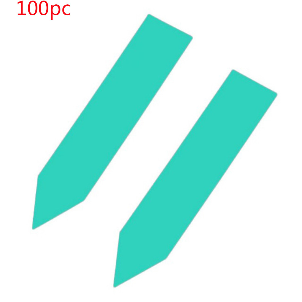 100 st trädgård grönsak markör plast växt utsäde etiketter pot markör plantskola trädgård stav taggar 5cm x1cm