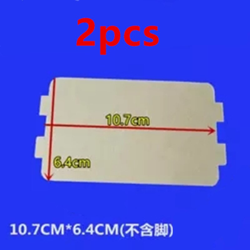 2 stks/partij magnetron onderdelen mica plate10.7 * 6.4cm
