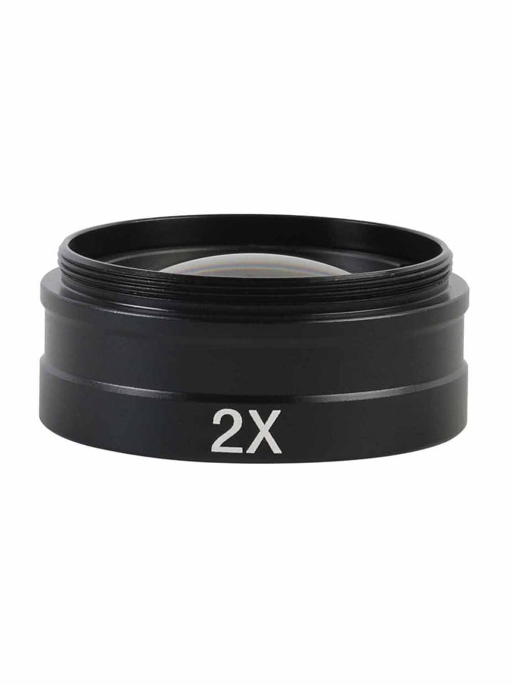 Auxiliary Objective Lens Durable Glass Plastic Suitable For 10A Monocular Video Microscope Objective Lens: 2X