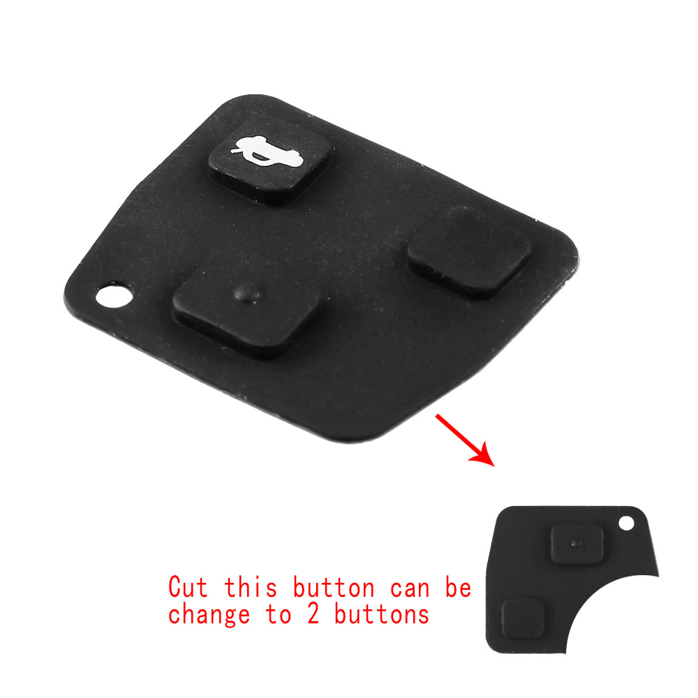 KEYYOU 2/3 Buttons Remote Key Shell Without Blade Case For Lexus RX300 RX350 RX400h SC430 GX470 LS400 GS300 ES300 ES330 LX470: Button Pad