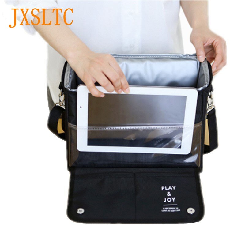 Jxsltc bolsa de pendurar em assento de carro, de alta qualidade, isolamento de alimentos, para viagem, refrigerado, bolsa de ombro multifuncional