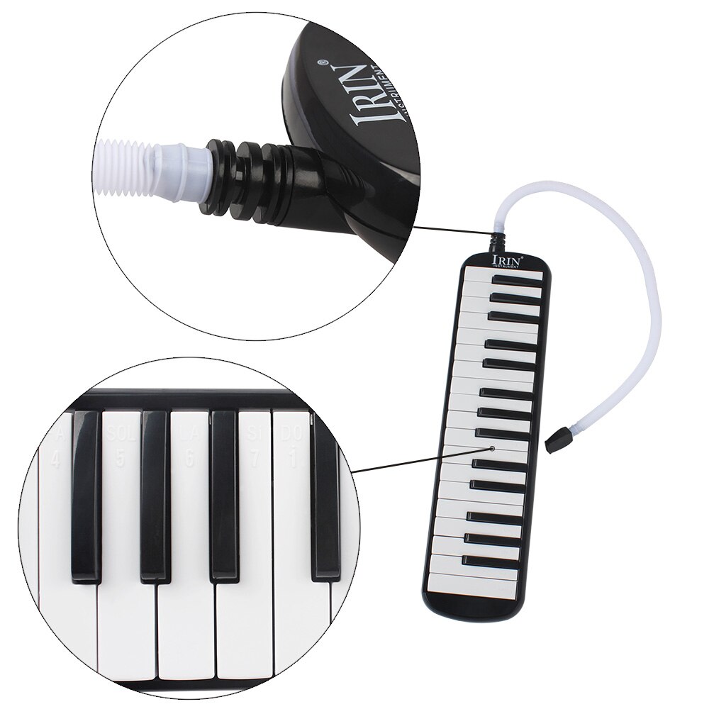 Duurzaam 32 Piano Toetsen Melodica Met Draagtas Muziekinstrument Voor Muziek Liefhebbers Beginners Uitstekende Afwerking