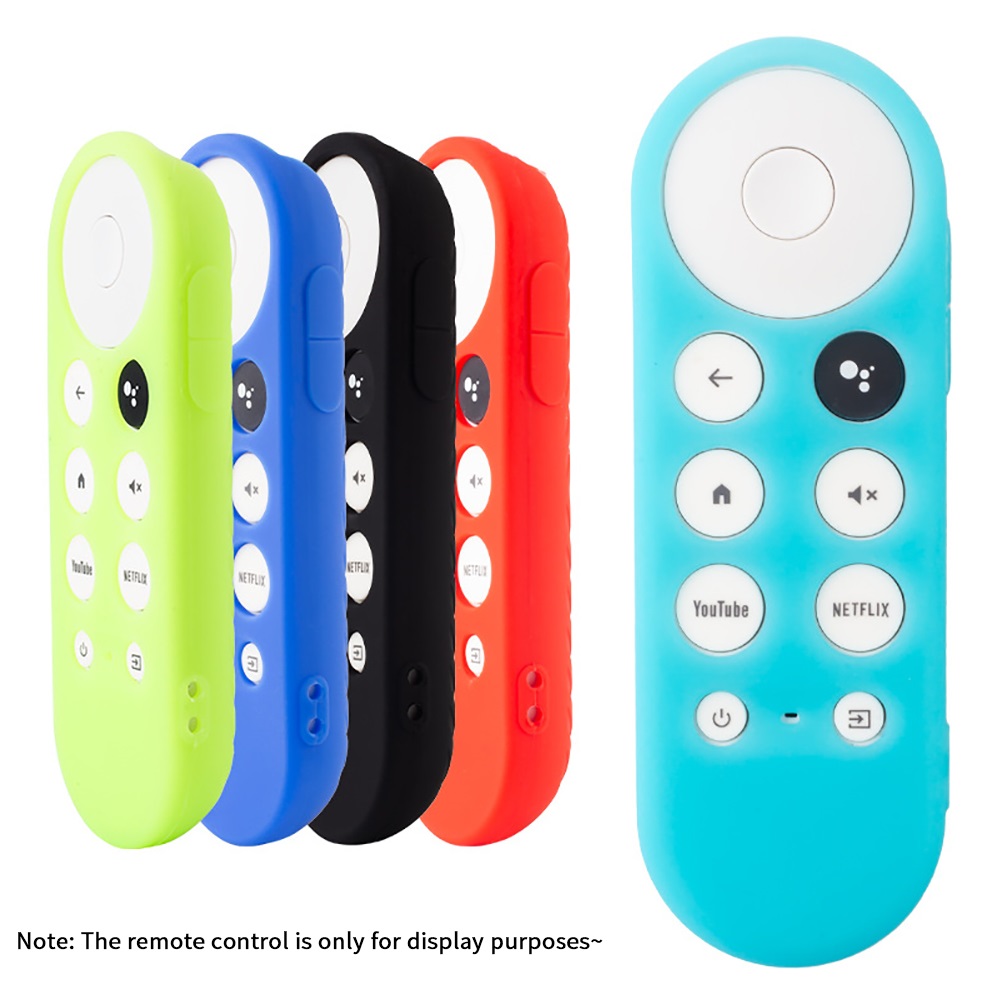 Funda protectora de silicona suave para Google Chromecast SmartTV Control remoto antideslizante duradera cubierta protectora Shockpro