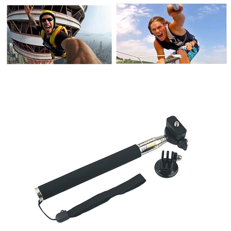 Selfie Pole Stick Monopod Houder Uitschuifbare Handheld Voor Gopro Hero 3 4 SJ4000