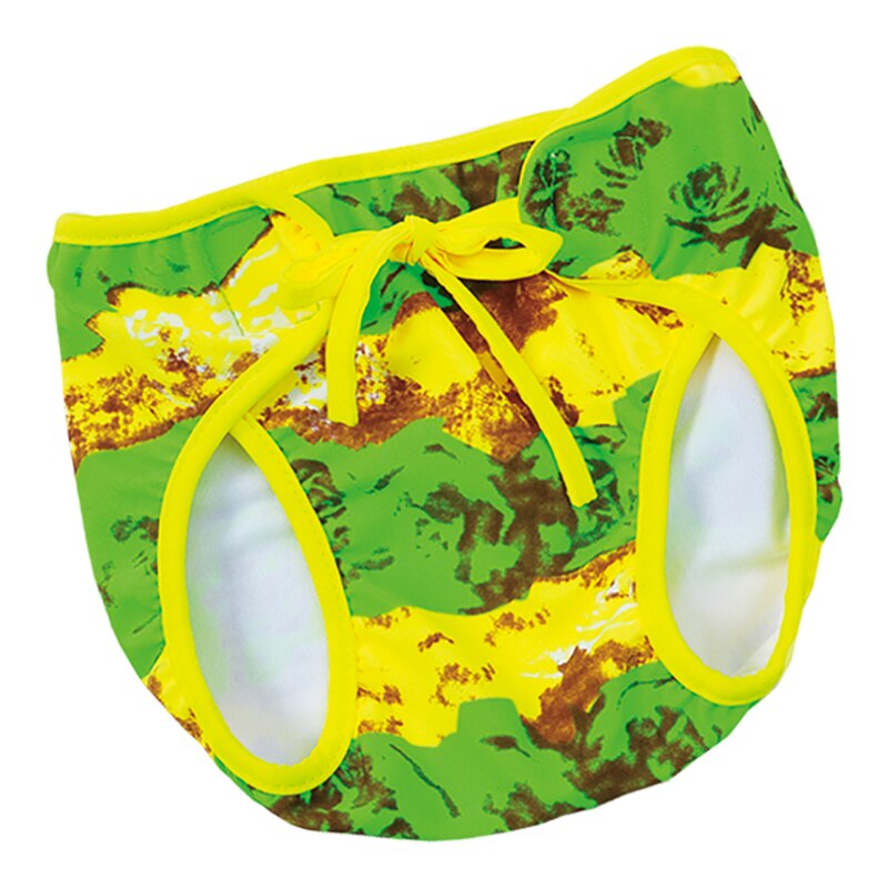 Sales 0-1 Year Baby Leakproof Swim Trunk Adjustable Bow Swimwear Infant Swimming Short: L