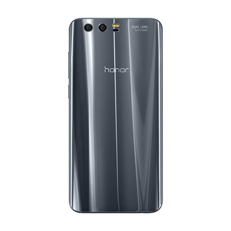 Alkuperäinen huawei honor 9 lasi akun takakansi + kameran linssin kehys takaluukun kotelon vaihto-osat ilmaiset työkalut: Harmaa