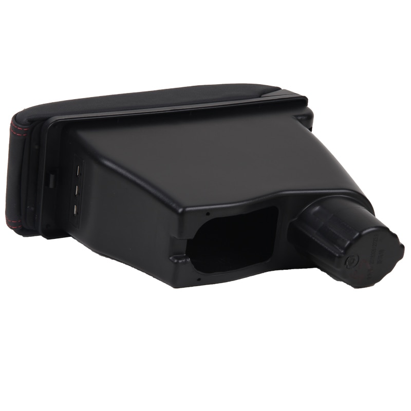for smart fortwo armrest box universal car center console smart forfour caja modification double raised with USB No assembly