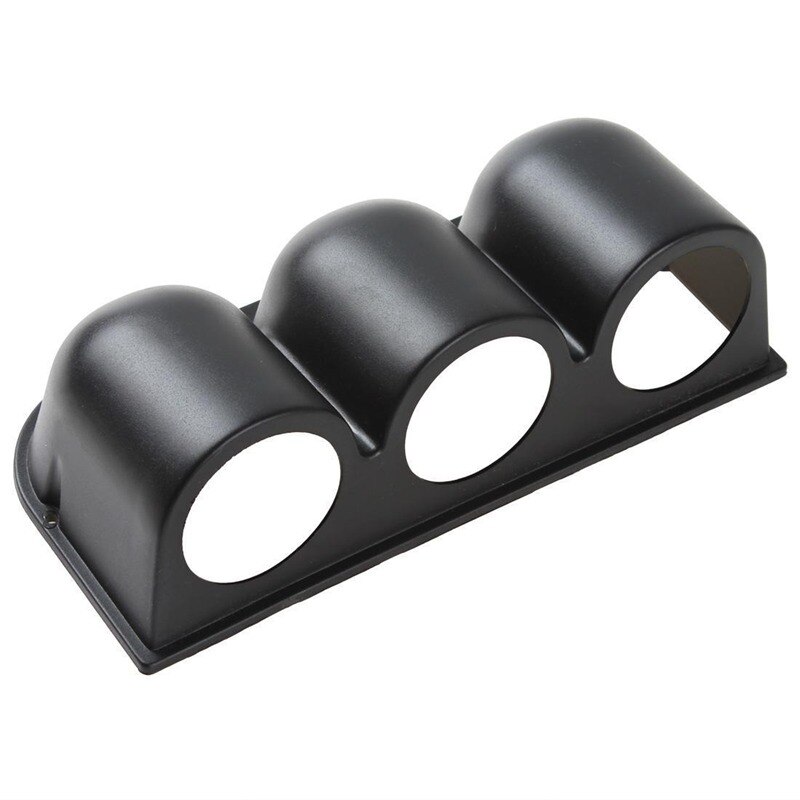 52mm Universal Black 3 Triple Dash Gauge Meter Pod Car Auto Mount Holder