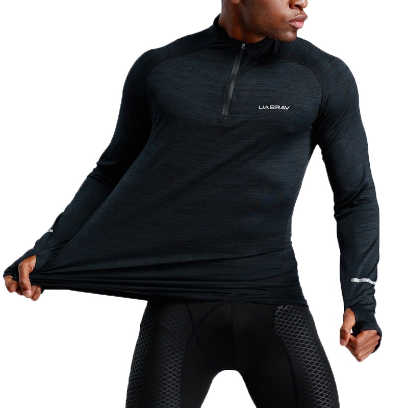 Quick Dry Running Shirt Men Bodybuilding Sport T-shirt Long Sleeve Compression Top Gym t Shirt Men Fitness Tight rashgard