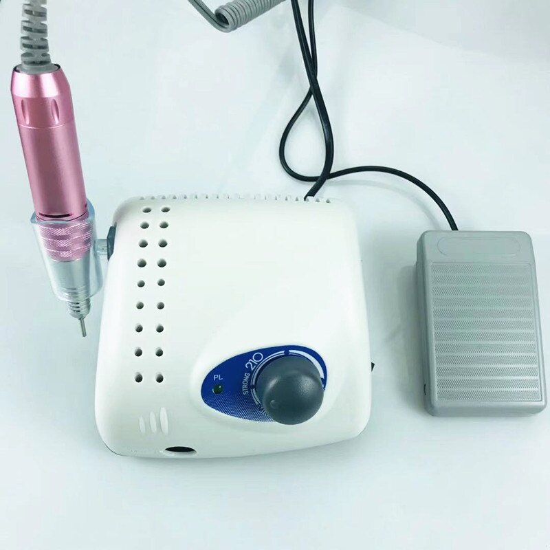 35000rpm Strong 210 Electric Nail Drill 65W Milling Machine for Manicure Pedicure Nail Drill Apparatus for Manicure Machine Tool