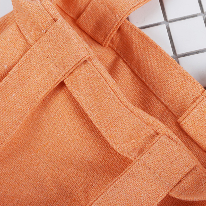 Herbruikbare Canvas Katoenen Shopper Tas Opvouwbare Draagtas Niet-Geweven Milieukoffer Organizer Multifunctionele Organizer