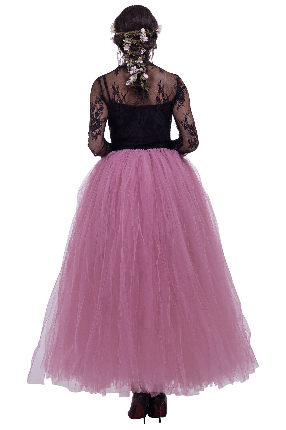 Jupon Tutu Pour Robe De Fête Et Mariage - Taille Réglable 50-100cm, Multicouche Volants - Ajoute Du Volume Sous Robe De Bal, Demoiselle D'honneur