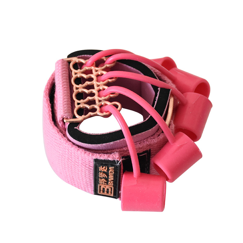 Draagbare Hand Gripper Silicone Vinger Yoga Expander Hand Grip Pols Sterkte Trainer Vinger Uitoefenaar Resistance Band Fitness: GRIJS