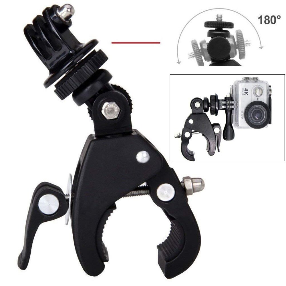 Vélo Vélo Moto Guidon Montage pour Gopro Hero xiaomi yi Sony RX0 X3000 X1000 AS300 AS200 AS100 AS50 AS30 AS20 AS15 AS10