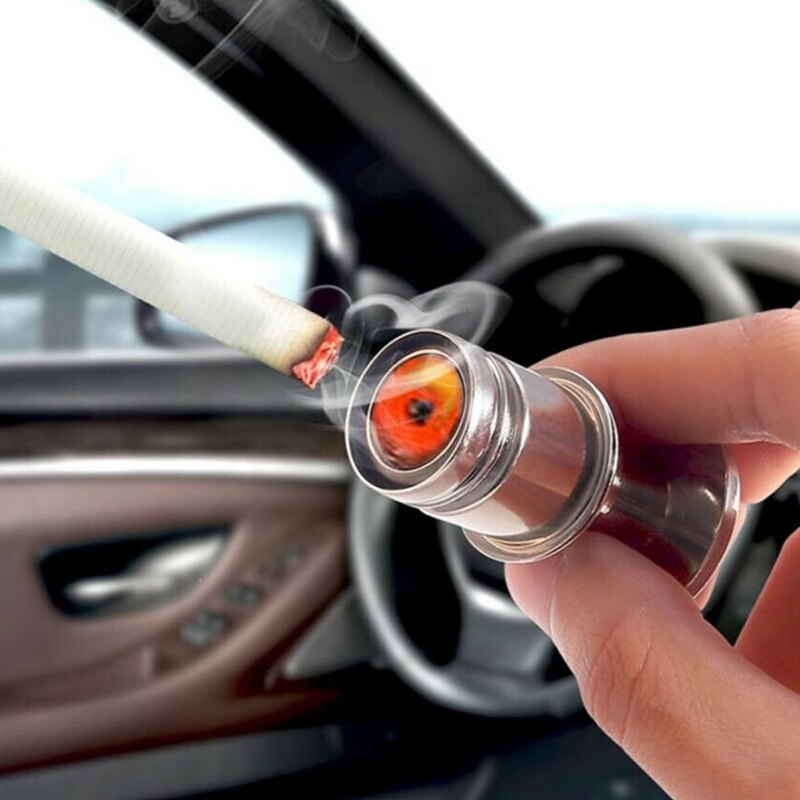 Red Universal Missiles Push Button Car Cigarette Lighter Replace Accessory Car Engine Start Stop Push Button