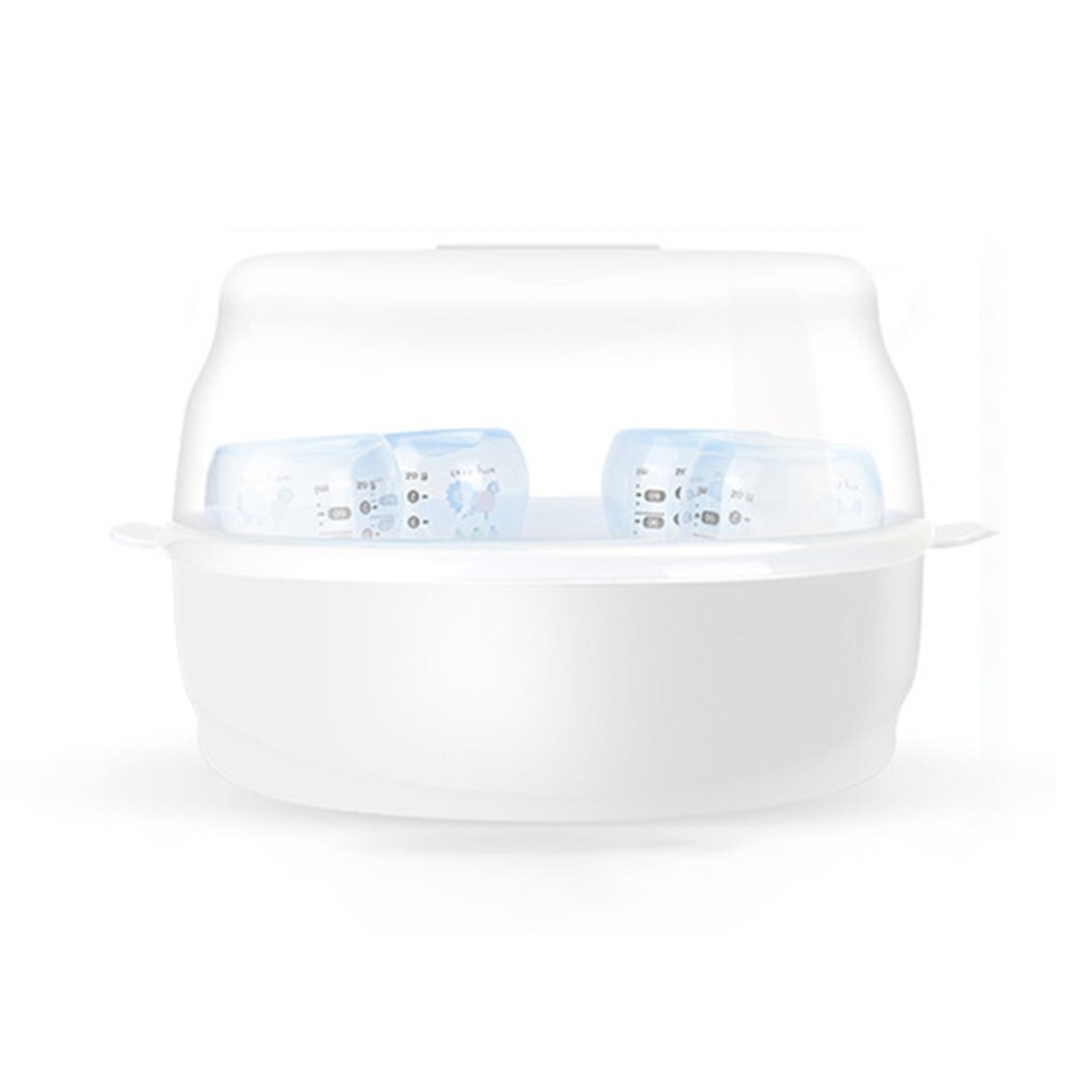 Baby Fles Sterilisator Magnetron Zuigfles Sterilisatie Box Stoomsterilisator Hoge Temperatuur Servies Speelgoed Sterilisator