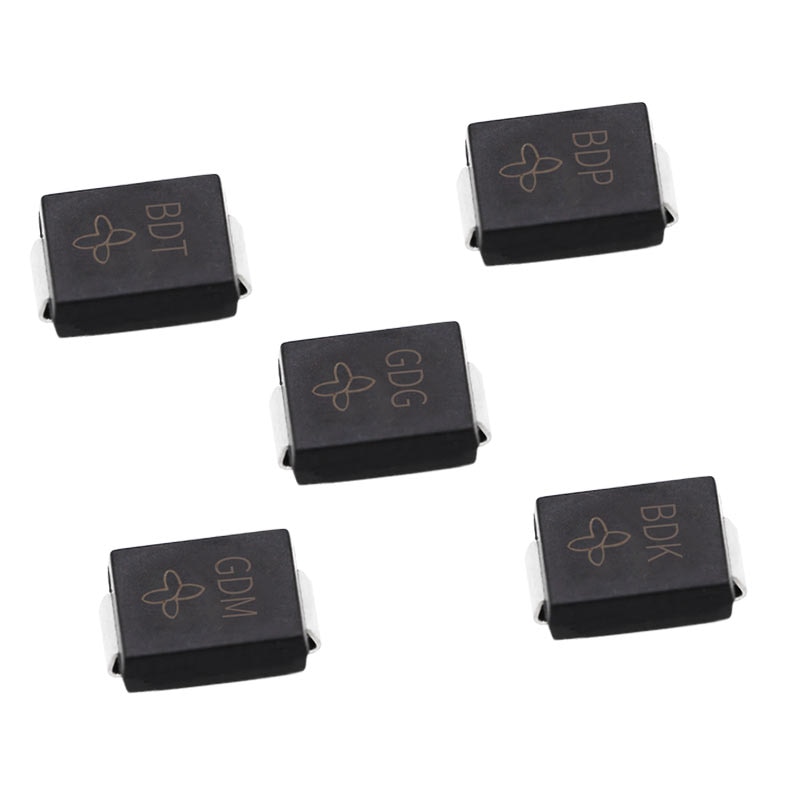 50Pcs SMD TVS Diodes SMCJ120CA SMCJ130CA SMCJ140CA SMCJ150CA SMCJ160CA SMCJ170A SMCJ180A SMCJ188A SMCJ 1500W 5V-440V SMC