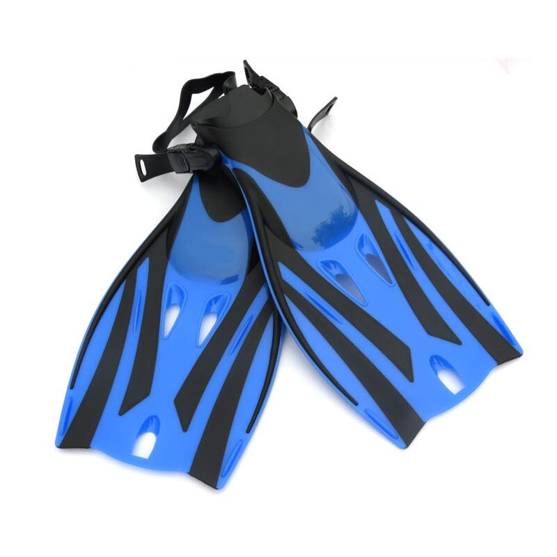 Diving Flippers Children Adjustable Scuba Kids Swimming Shoes Submersible Snorkeling Monofin Child Diving Fins: Blue / L (EUR Size 32-36)