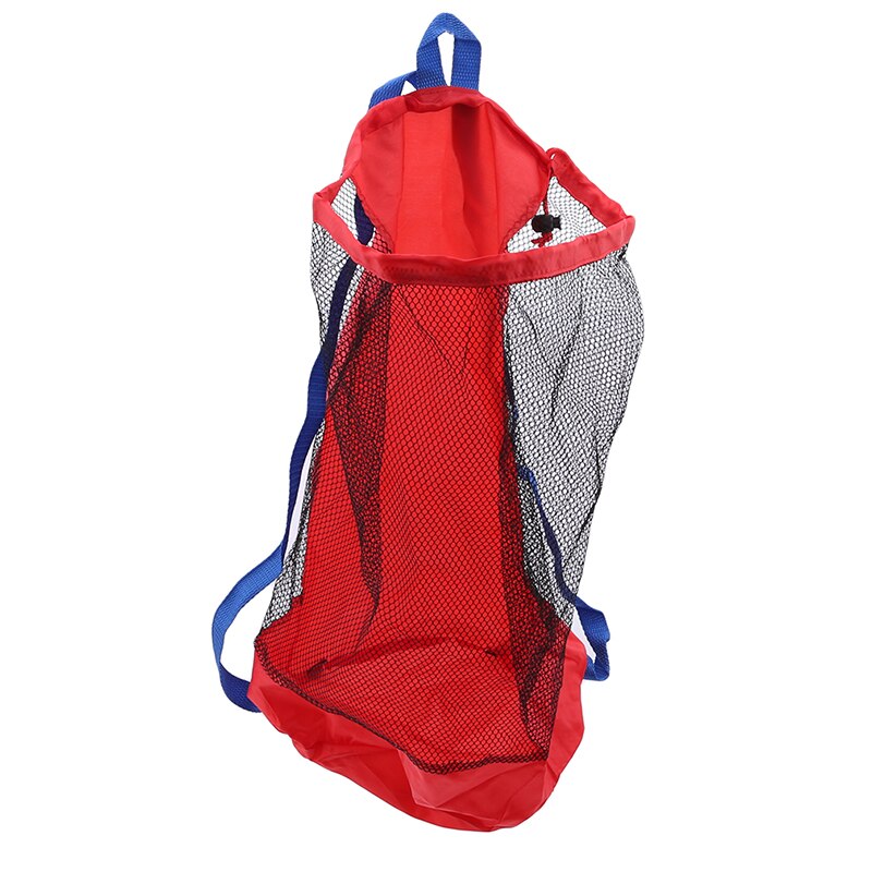 Bolsa de malla para juguetes de playa para niños, bolsa de malla grande, bolsa de almacenamiento para herramientas de pala para arena para juegos de bebés, no contiene Juguetes