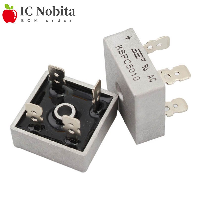 2PCS KBPC5010 1000V 50A Phases Diode Bridge Rectifier KBPC 5010 Power Electronica Componentes