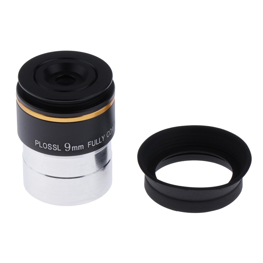 1.25&quot; Inch 31.7mm PLOSSL 9mm Eyepiece Lens For Astronomical Telescope Kit