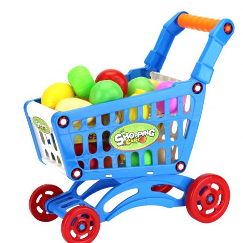 Bigjigs Toys Einkaufskörbe Aus Metall (2er Pack) – Realistisches Spielzeug Für Kinder Ab 3 Jahren, Stabiler Rahmen, Klappbare Griffe, Ideal Für Spielküchen