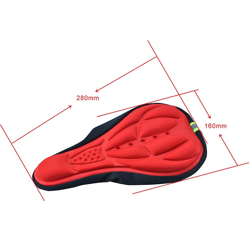 3D Comfortabele Gel Fiets Pad Seat Zadel Cover Zachte Siliconen Kussen Fietsen Accessoires Selim Da Bicicleta Mtb
