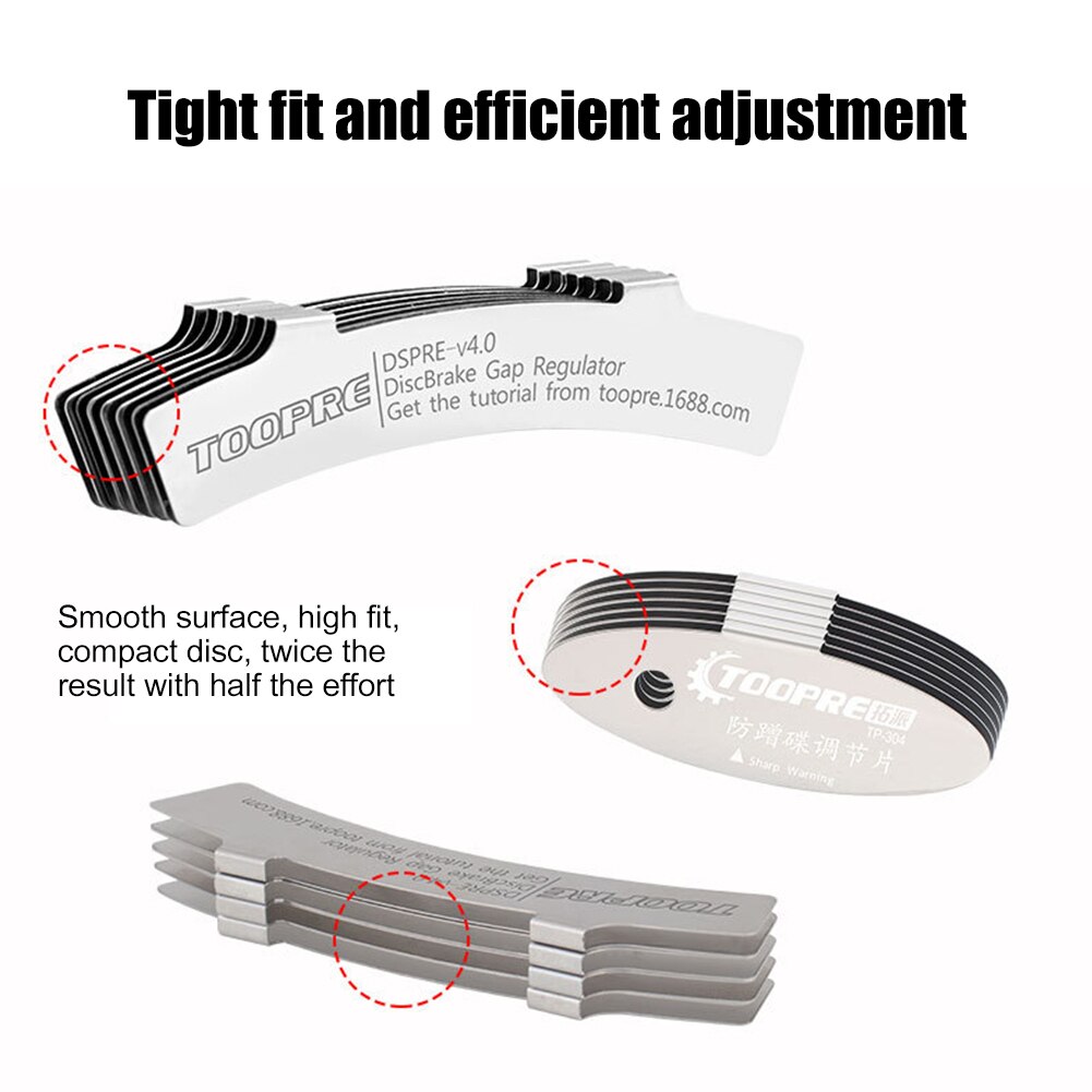 Mtb terrengsykkel skive bremseklosser justeringsverktøy sykkel bremseklosser rotor justering spacer sykkel reparasjonssett