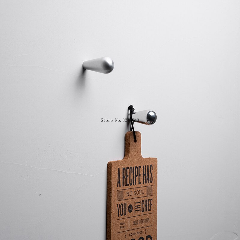 1 pcs Nordic stijl minimalistische creatieve haken woonkamer veranda decoratie messing jas haak haak enkele haak