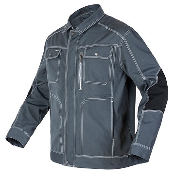 Men Workwear Jacket Multi pockets Long-sleeved Work clothes uniforms Male mechanic construction Working Jackets2019: Gray / XXXL