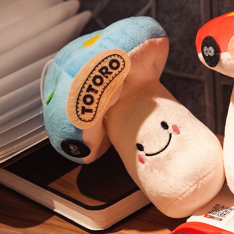 7inch Mushroom Plush Doll Small Toy Performance Activity Props Decoration Wedding Throwing Doll Hand Ceremony With Suction Cup