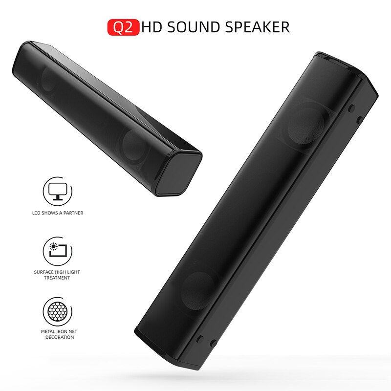 Mini Soundbar Long Strip Subwoofer Speaker for PC TV Desktop Laptop NC99