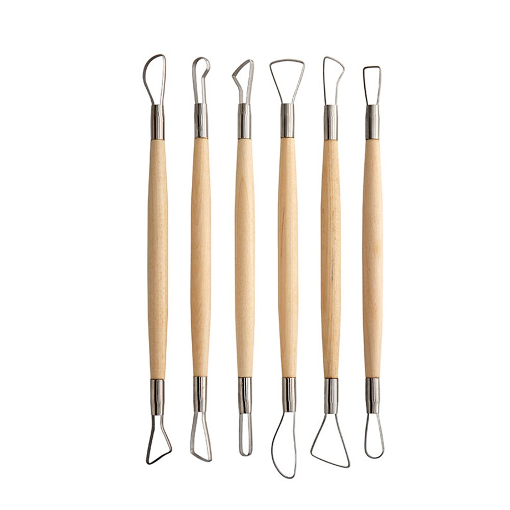 61Pcs DIY Clay Sculpting Tools Set Dual-Ended Modeling Dotting Tools for Carving Pottery Clay Modeling Embossing Art