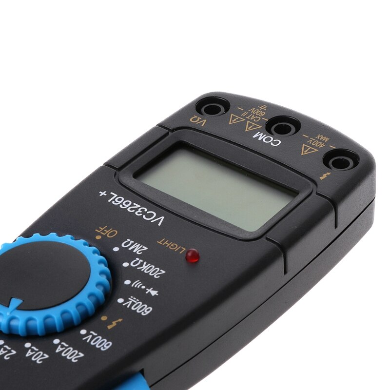 VC3266L+ Digital Clamp Multimeter AC/DC Voltage Amp Ohm Electronic Tester Meter