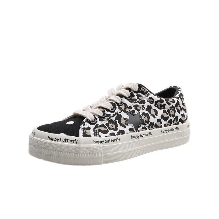 automne bas-cut coréen conseil chaussures respirant décontracté noir et blanc chaussures toile chaussures chaussures plates chaussures pour femmes