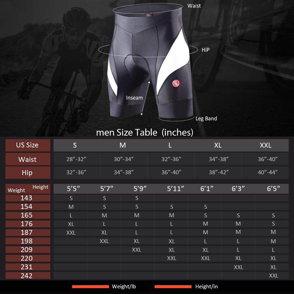 Pantalones cortos de Ciclismo para hombre, transpirables, acolchados 5D, a prueba de golpes, para Ciclismo de montaña o carretera