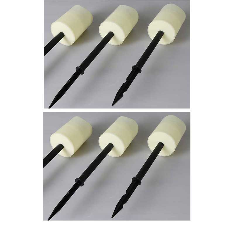 Pack Van 3 Of 6 Stuks Vlamloze Votive Solar Kaarsen Met Oplaadbare Functie, Batterij Operated Theelichtjes Voor Outdoor Tuin: 6 pcs yellow light