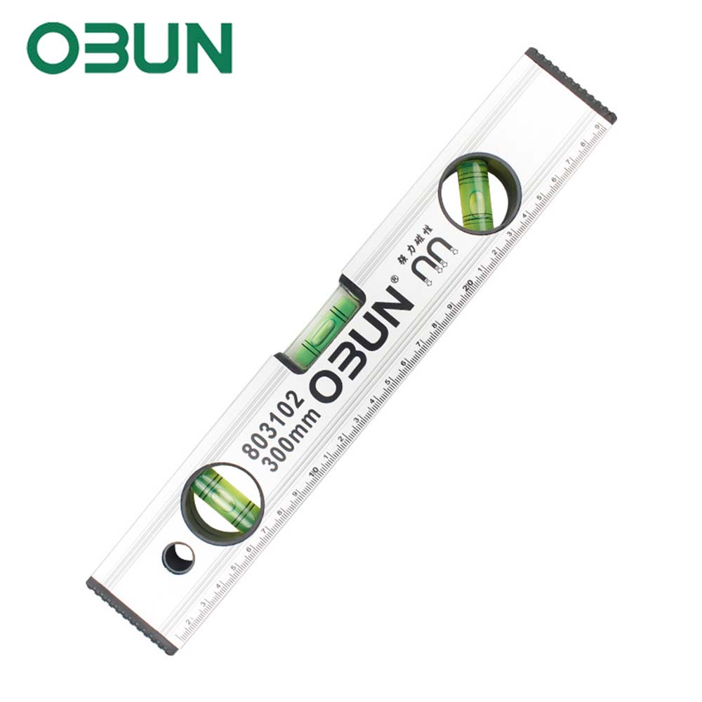 OBUN Precision aluminum alloy water level indicator digital scale horizontal length measurement capability With magnetism