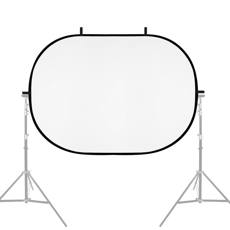 150 x 200cm multi-disk fotografering studio foto oval sammenleggbar lysreflektor håndholdt bærbar fotoplate
