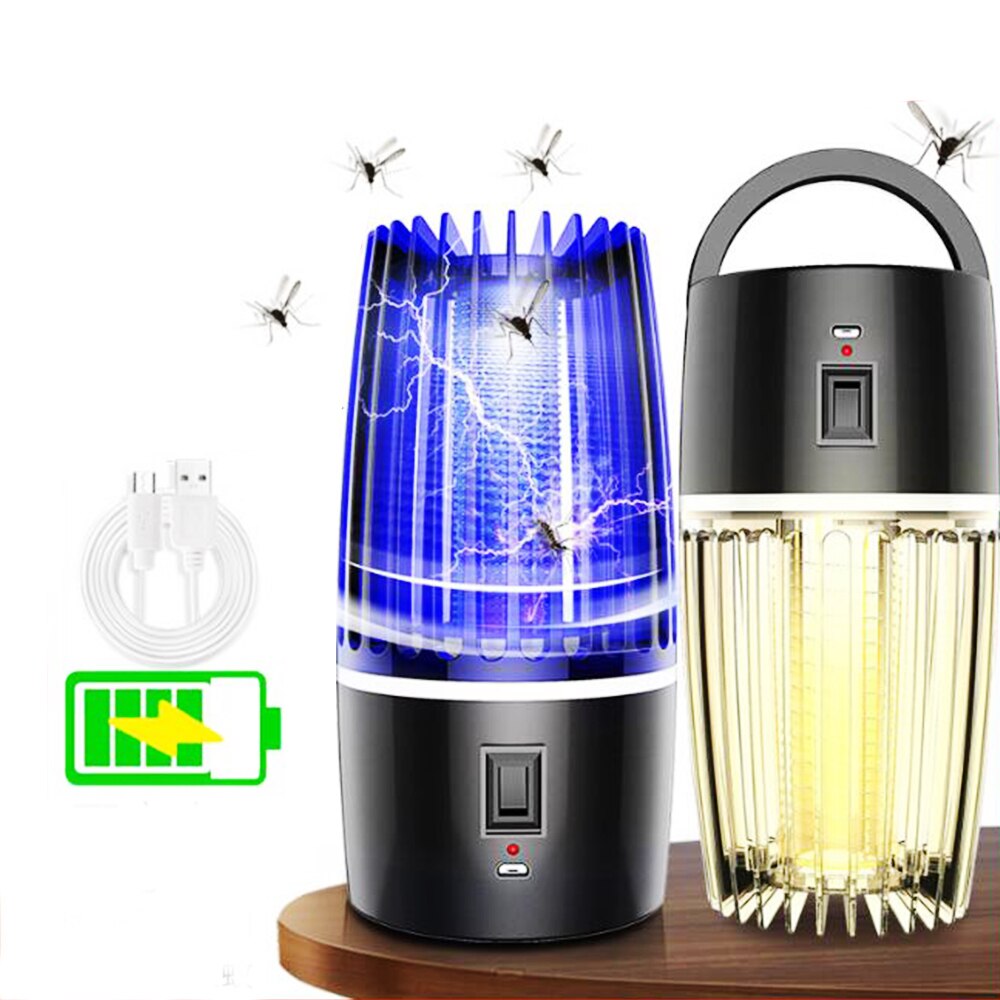 Muggen Killer Lamp Nachtlampje Oplaadbare Usb Killer Camping Licht Elektrische Muggen Fly Trap Anti-Muggen Lamp