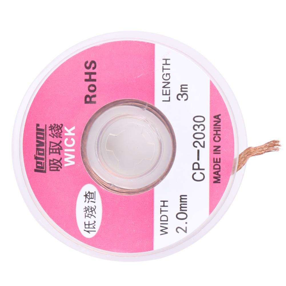 Portable Desoldering Braid Copper Welding Solder Remover Wick Wire Lead Cord Flux Repair Tools Home Instruments