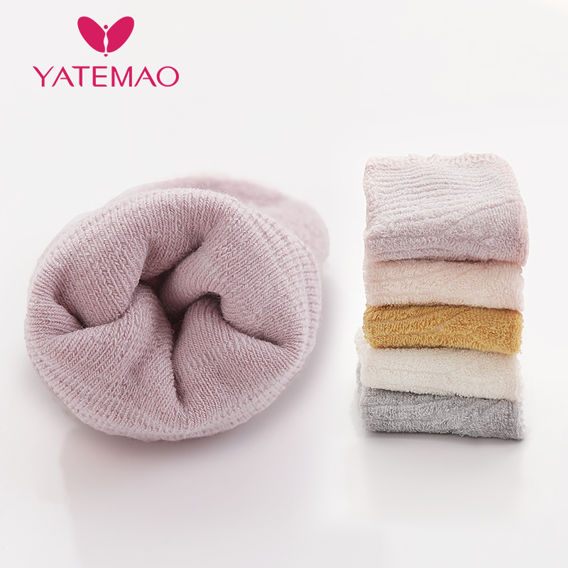 YATEMO 5 par/lote de calcetines calientes para bebés lindos calcetines de algodón suave ropa para bebés recién nacidos niñas niños calcetines Accesorios para niños