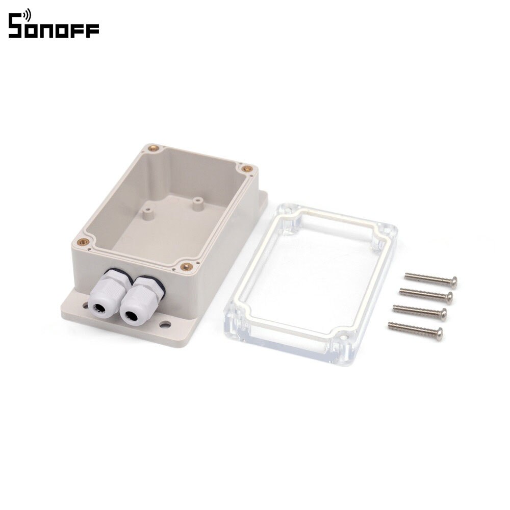 SONOFF IP66 Waterproof Cover Case Junction Box Waterproof Case Water-resistant Shell Box Support Sonoff Basic Wifi Smart Switch