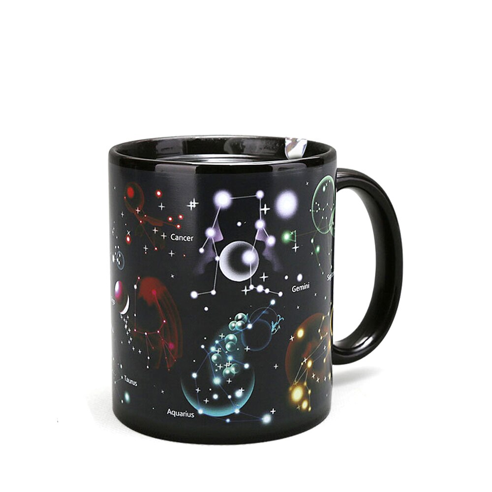And Practical Homeware Temperature Change Color Starry Sky Ceramic Cup Practical Items Temperature Change Color Cup: constellations