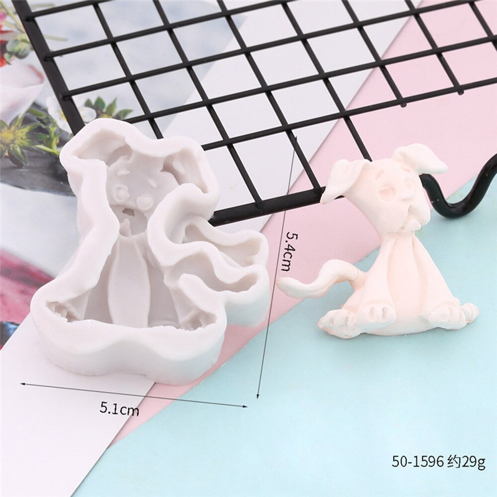 Cake Mold Animals Silicone Mold Biscuit Moldes Fondant Molds Cake Decorating Tools Chocolate Gumpaste Mold Sugarcraft,Cake Tools: Dog