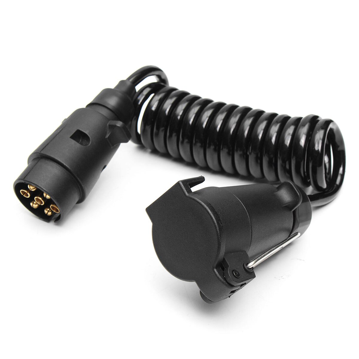 200cm 7Pin Trailer Light Board Extension Cable Lead Male to Female Trailer Truck Couplings Circuit Plug Socket