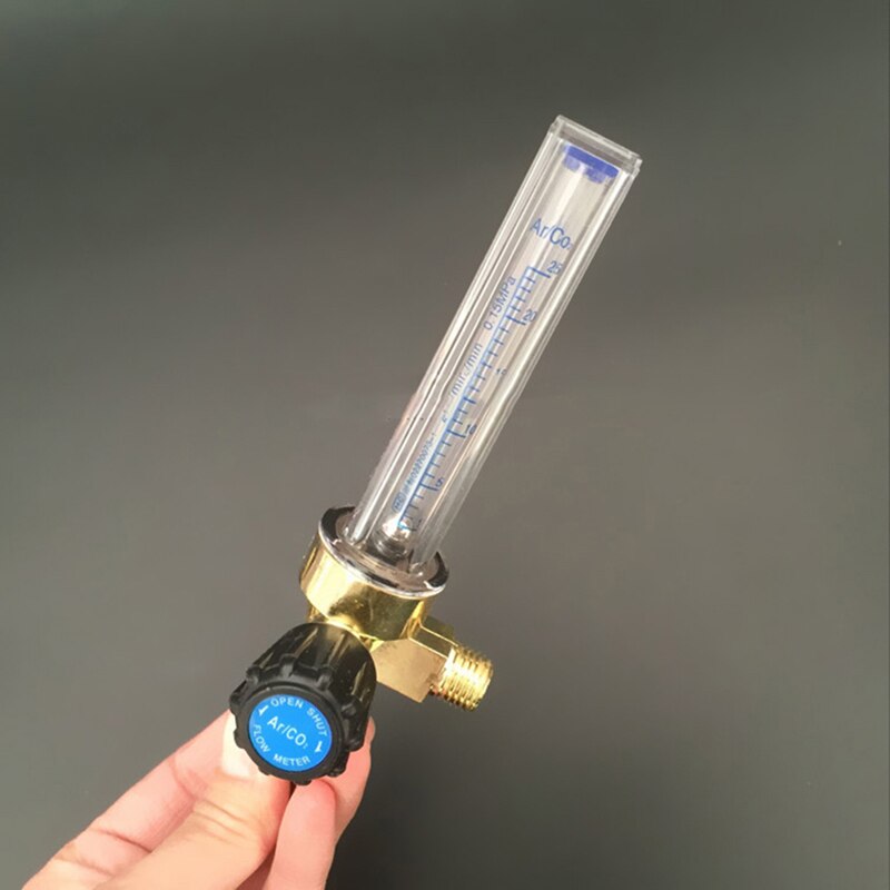 Gas Flow Meter Debiet Gas Afscherming Lassen Tool Flowmeter Voor Mig Tig Lasser Lassen Barb Flowmeter CO2