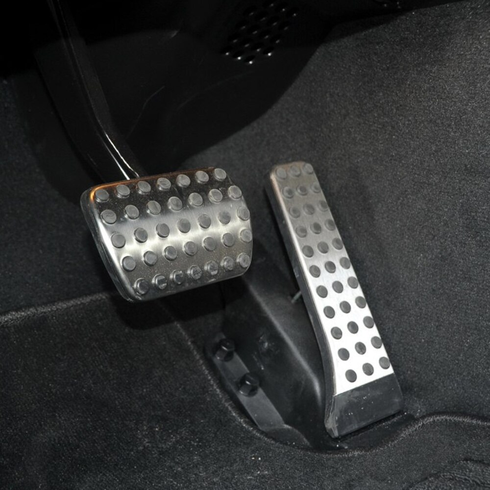 Ze stali nierdzewnej pedał stalowy dla Mercedes Benz C E S GLK przedsiębiorstwa slovenské lodenice komárno CLS klasy SL W203 W204 W211 W212W210 AMG, pedał gazu hamulca podnóżek Podkładka