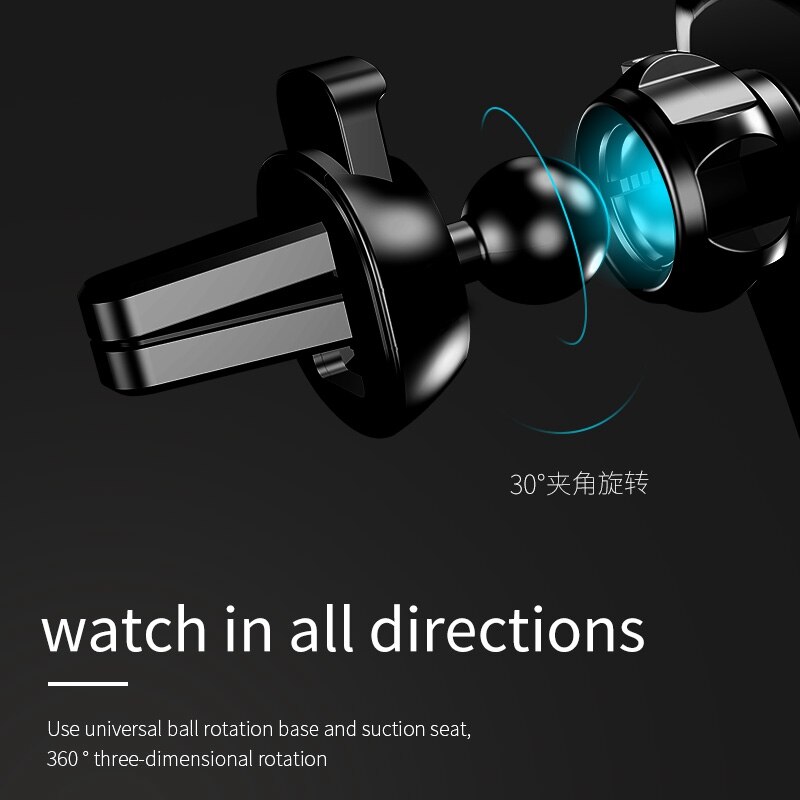 Licheers Auto Telefoon Houder Voor Iphone 7 8 Xiaomi Gravity Air Vent Mount Houder Mobiele Telefoon In Car Holder Stand voor Samsung S9